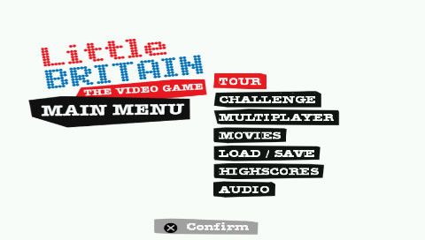 Little Britain screenshot 3 for PSP